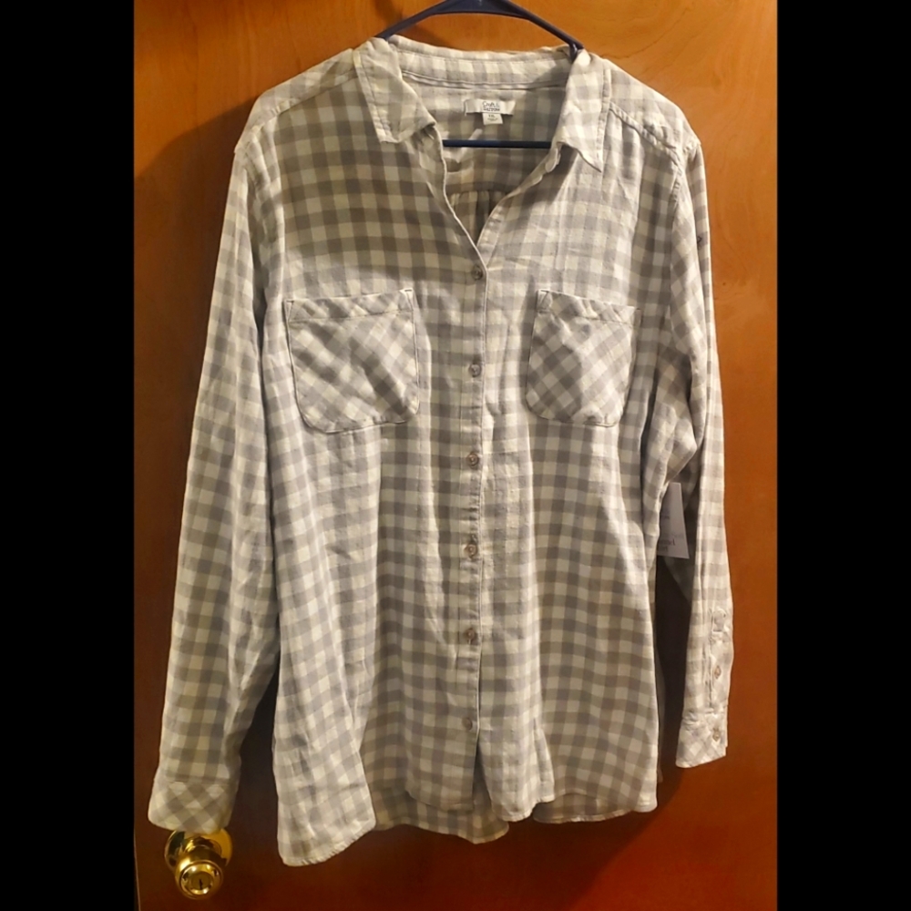 Button Up Plaid Flannel